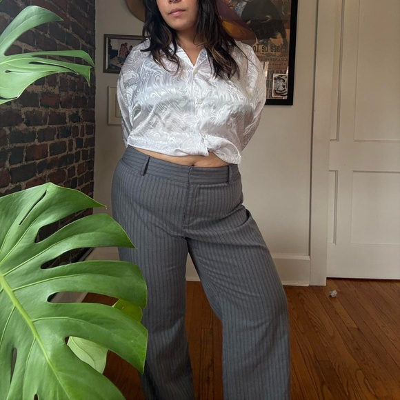 Y2K Pinstripe Trousers - Picture 5 of 7